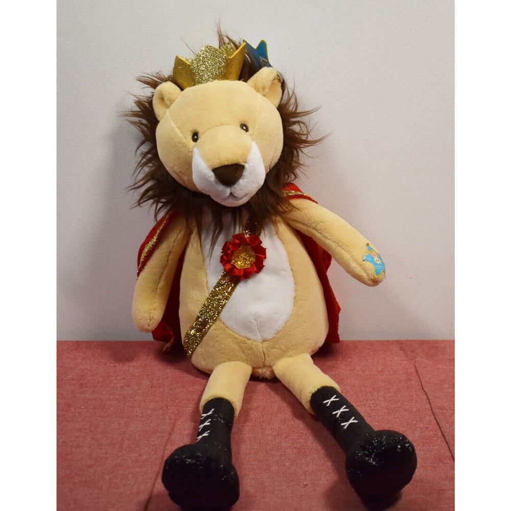 FAO Schwarz 12" Glow Brights Nutcracker Lion Plush